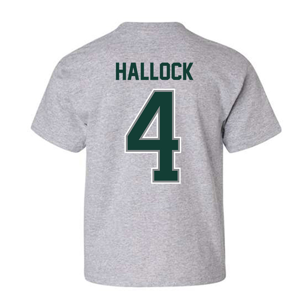 Michigan State - NCAA Women's Basketball : Theryn Hallock - NCAA® March Madness® 2025 Shersey Youth T-Shirt-1