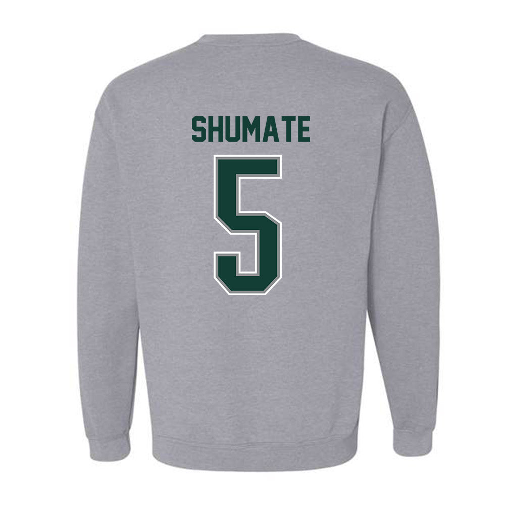 Michigan State - NCAA Women's Basketball : Emma Shumate - NCAA® March Madness® 2025 Shersey Crewneck Sweatshirt-1