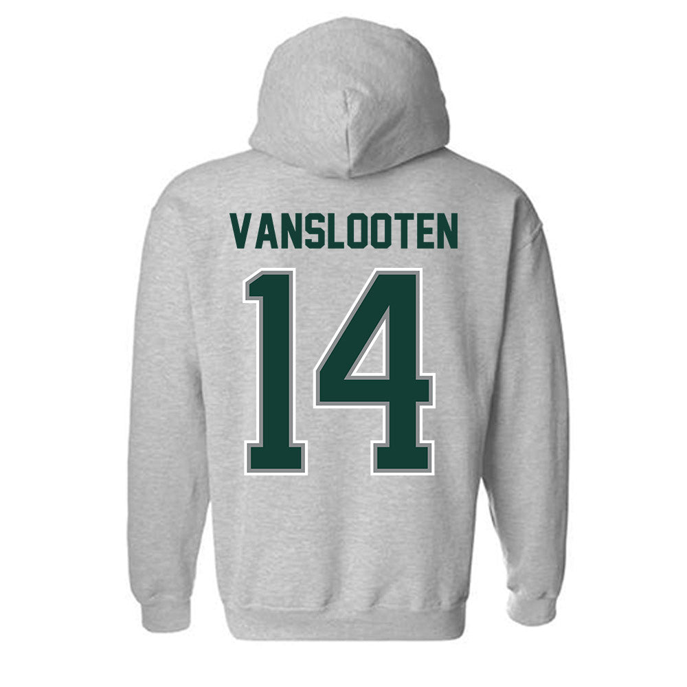 Michigan State - NCAA Women's Basketball : Grace VanSlooten - NCAA® March Madness® 2025 Shersey Hooded Sweatshirt-1