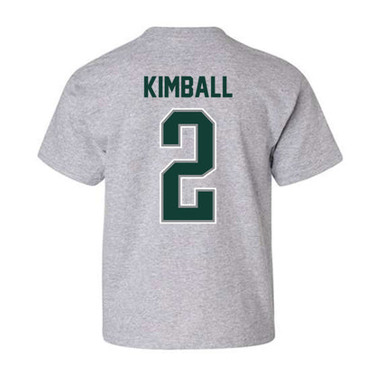 Michigan State - NCAA Women's Basketball : Abbey Kimball - NCAA® March Madness® 2025 Shersey Youth T-Shirt-1