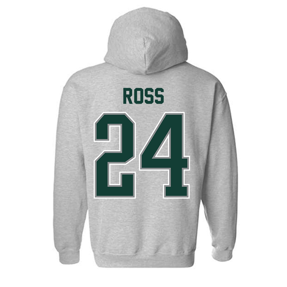 Michigan State - NCAA Women's Basketball : Lauren Ross - NCAA® March Madness® 2025 Shersey Hooded Sweatshirt-1