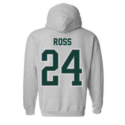 Michigan State - NCAA Women's Basketball : Lauren Ross - NCAA® March Madness® 2025 Shersey Hooded Sweatshirt-1