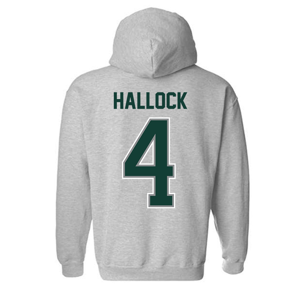 Michigan State - NCAA Women's Basketball : Theryn Hallock - NCAA® March Madness® 2025 Shersey Hooded Sweatshirt-1