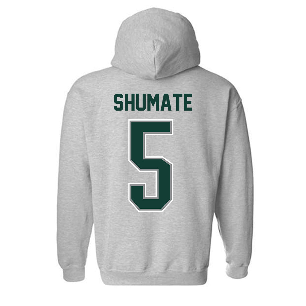 Michigan State - NCAA Women's Basketball : Emma Shumate - NCAA® March Madness® 2025 Shersey Hooded Sweatshirt-1