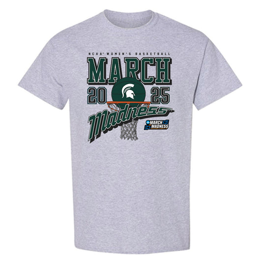 Michigan State - NCAA Women's Basketball : Juliann Woodard - NCAA® March Madness® 2025 Shersey T-Shirt-0
