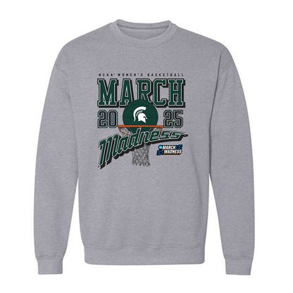 Michigan State - NCAA Women's Basketball : Emma Shumate - NCAA® March Madness® 2025 Shersey Crewneck Sweatshirt-0