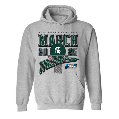 Michigan State - NCAA Women's Basketball : Grace VanSlooten - NCAA® March Madness® 2025 Shersey Hooded Sweatshirt-0