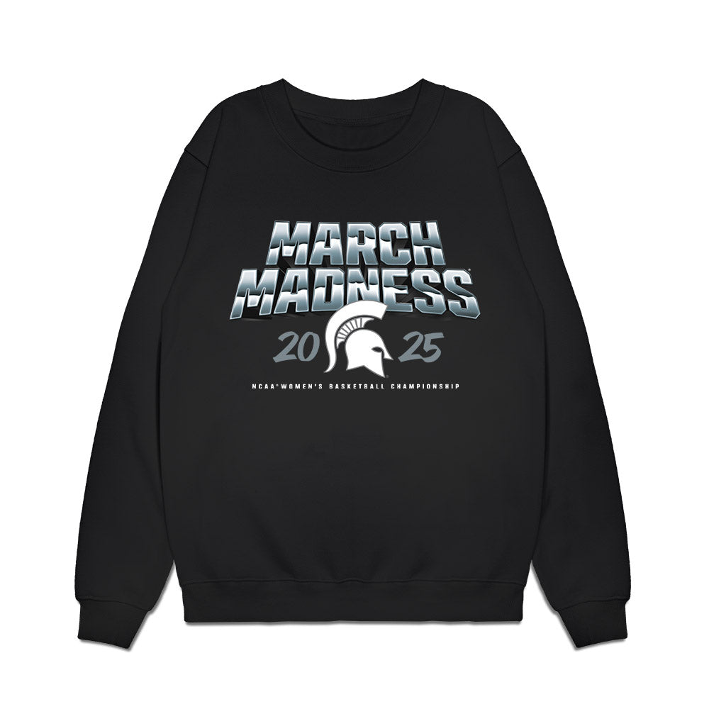 Michigan State - NCAA Women's Basketball : - NCAA® March Madness® 2025 Team Premium Crewneck Sweatshirt-0