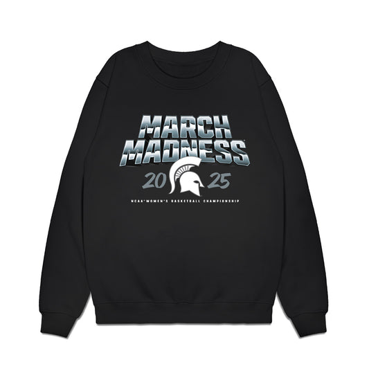 Michigan State - NCAA Women's Basketball : - NCAA® March Madness® 2025 Team Premium Crewneck Sweatshirt-0