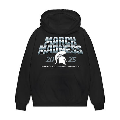 Michigan State - NCAA Women's Basketball : - NCAA® March Madness® 2025 Team Premium Hooded Sweatshirt-0