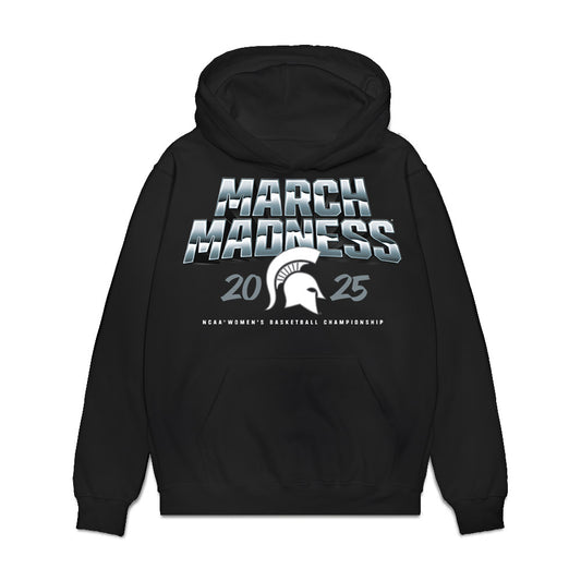 Michigan State - NCAA Women's Basketball : - NCAA® March Madness® 2025 Team Premium Hooded Sweatshirt-0