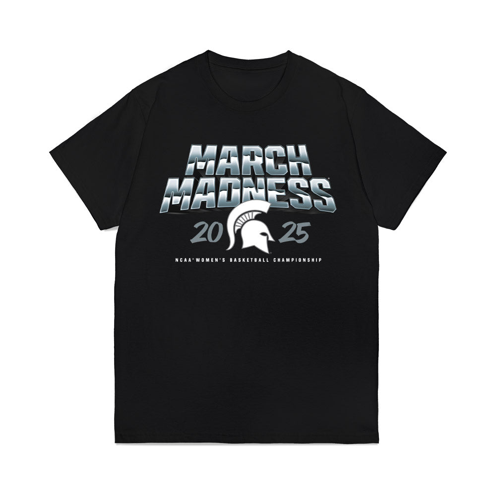 Michigan State - NCAA Women's Basketball : - NCAA® March Madness® 2025 Team Premium T-Shirt-0