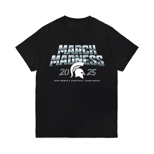 Michigan State - NCAA Women's Basketball : - NCAA® March Madness® 2025 Team Premium T-Shirt-0
