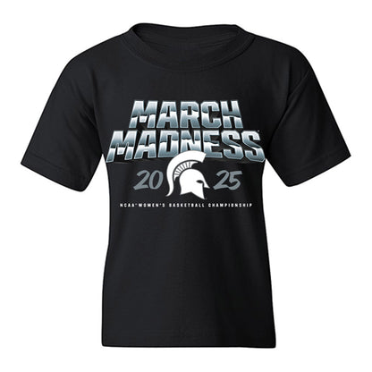 Michigan State - NCAA Women's Basketball : - NCAA® March Madness® 2025 Team Youth T-Shirt-0