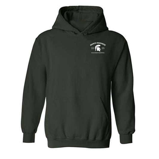 Michigan State - NCAA Women's Basketball : - NCAA® March Madness® 2025 Roster Hooded Sweatshirt-0