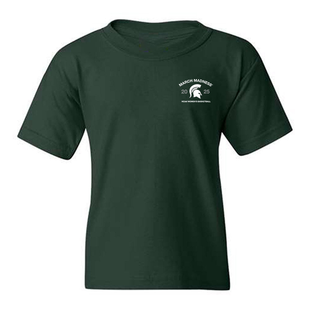 Michigan State - NCAA Women's Basketball : - NCAA® March Madness® 2025 Roster Youth T-Shirt-0