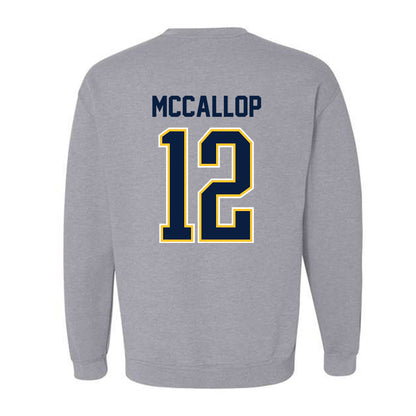 UC Berkeley - NCAA Women's Basketball : Grace McCallop - NCAA® March Madness® 2025 Shersey Crewneck Sweatshirt-1