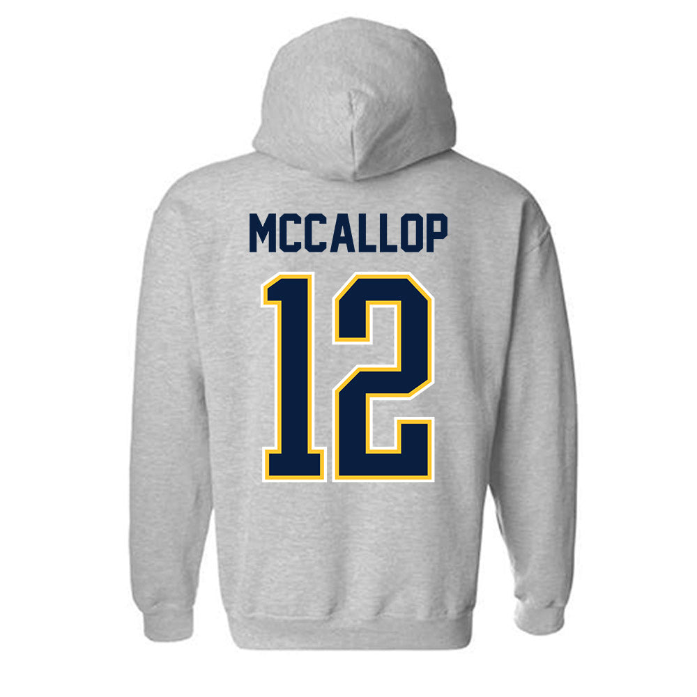UC Berkeley - NCAA Women's Basketball : Grace McCallop - NCAA® March Madness® 2025 Shersey Hooded Sweatshirt-1