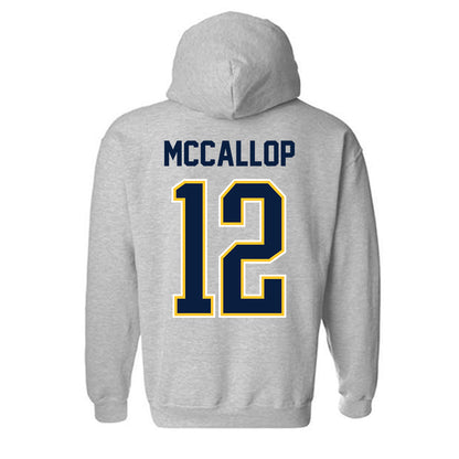 UC Berkeley - NCAA Women's Basketball : Grace McCallop - NCAA® March Madness® 2025 Shersey Hooded Sweatshirt-1