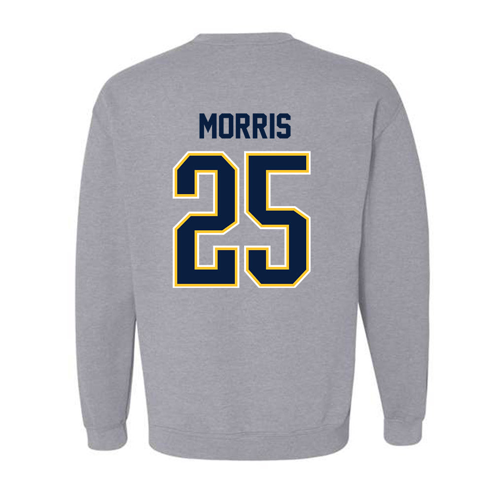 UC Berkeley - NCAA Women's Basketball : Aliyahna Morris - NCAA® March Madness® 2025 Shersey Crewneck Sweatshirt-1