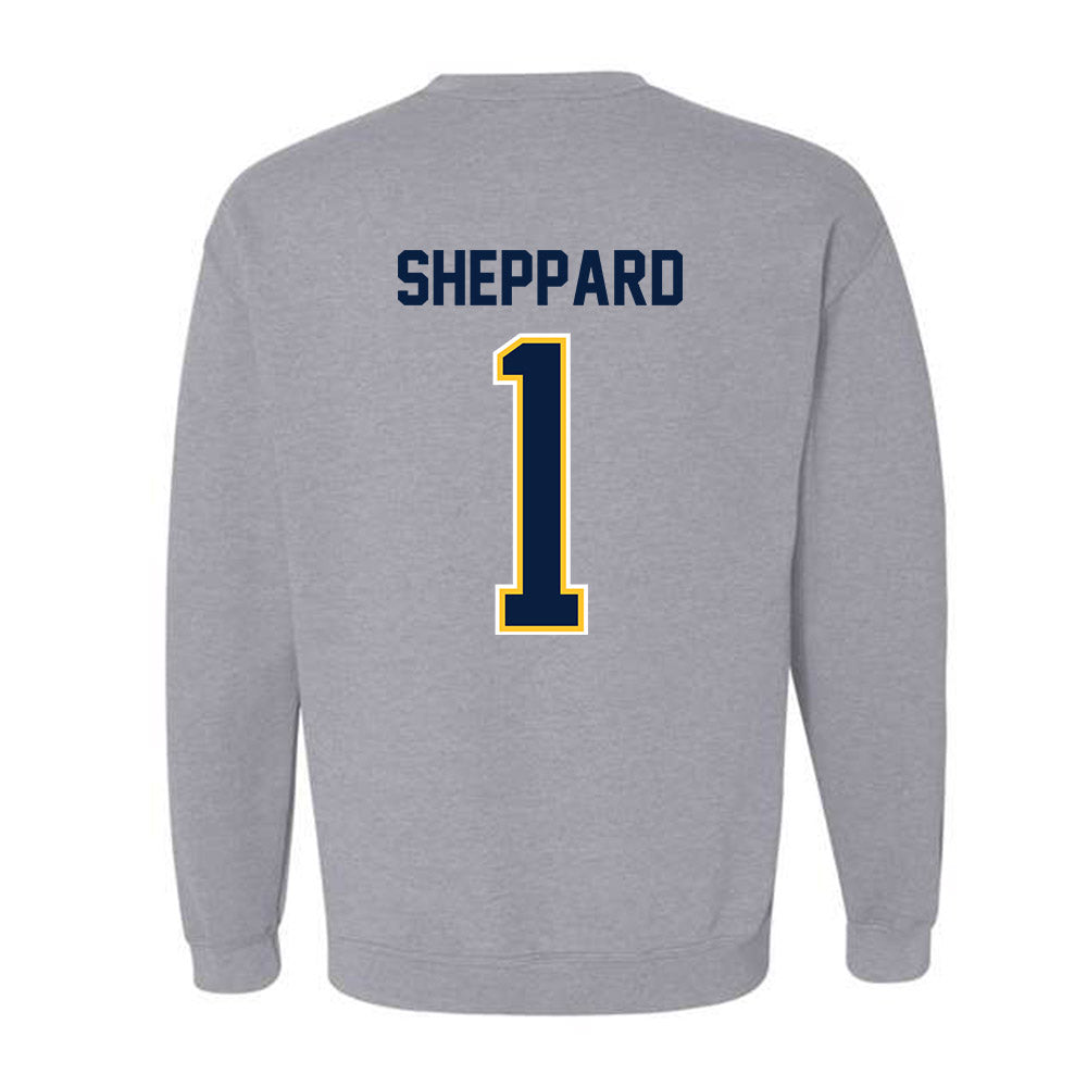 UC Berkeley - NCAA Women's Basketball : Mjracle Sheppard - NCAA® March Madness® 2025 Shersey Crewneck Sweatshirt-1