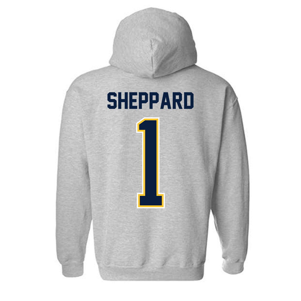 UC Berkeley - NCAA Women's Basketball : Mjracle Sheppard - NCAA® March Madness® 2025 Shersey Hooded Sweatshirt-1