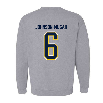 UC Berkeley - NCAA Women's Basketball : Isis Johnson-Musah - NCAA® March Madness® 2025 Shersey Crewneck Sweatshirt-1