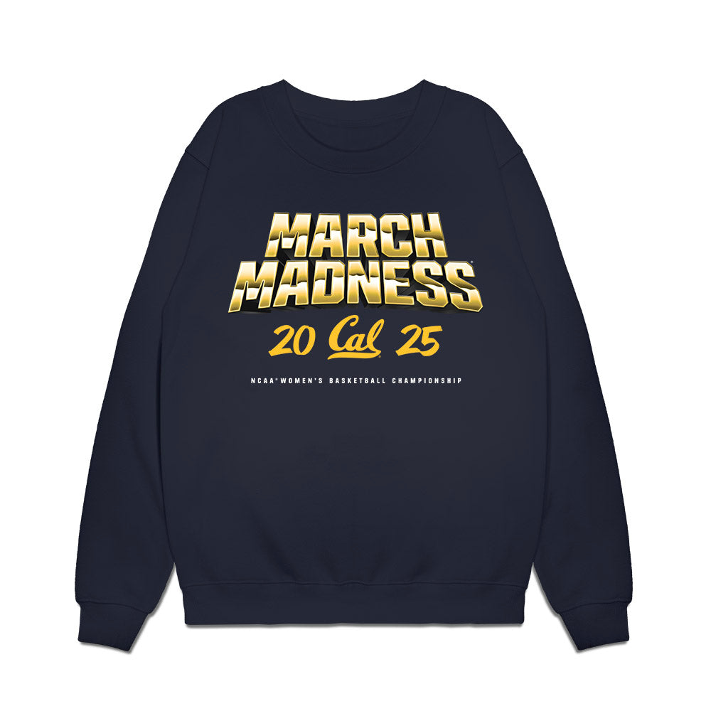 UC Berkeley - NCAA Women's Basketball : - NCAA® March Madness® 2025 Team Premium Crewneck Sweatshirt-0