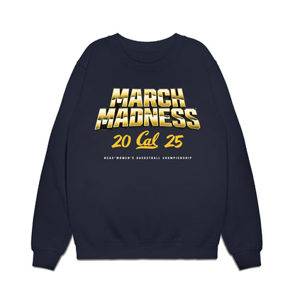UC Berkeley - NCAA Women's Basketball : - NCAA® March Madness® 2025 Team Premium Crewneck Sweatshirt-0