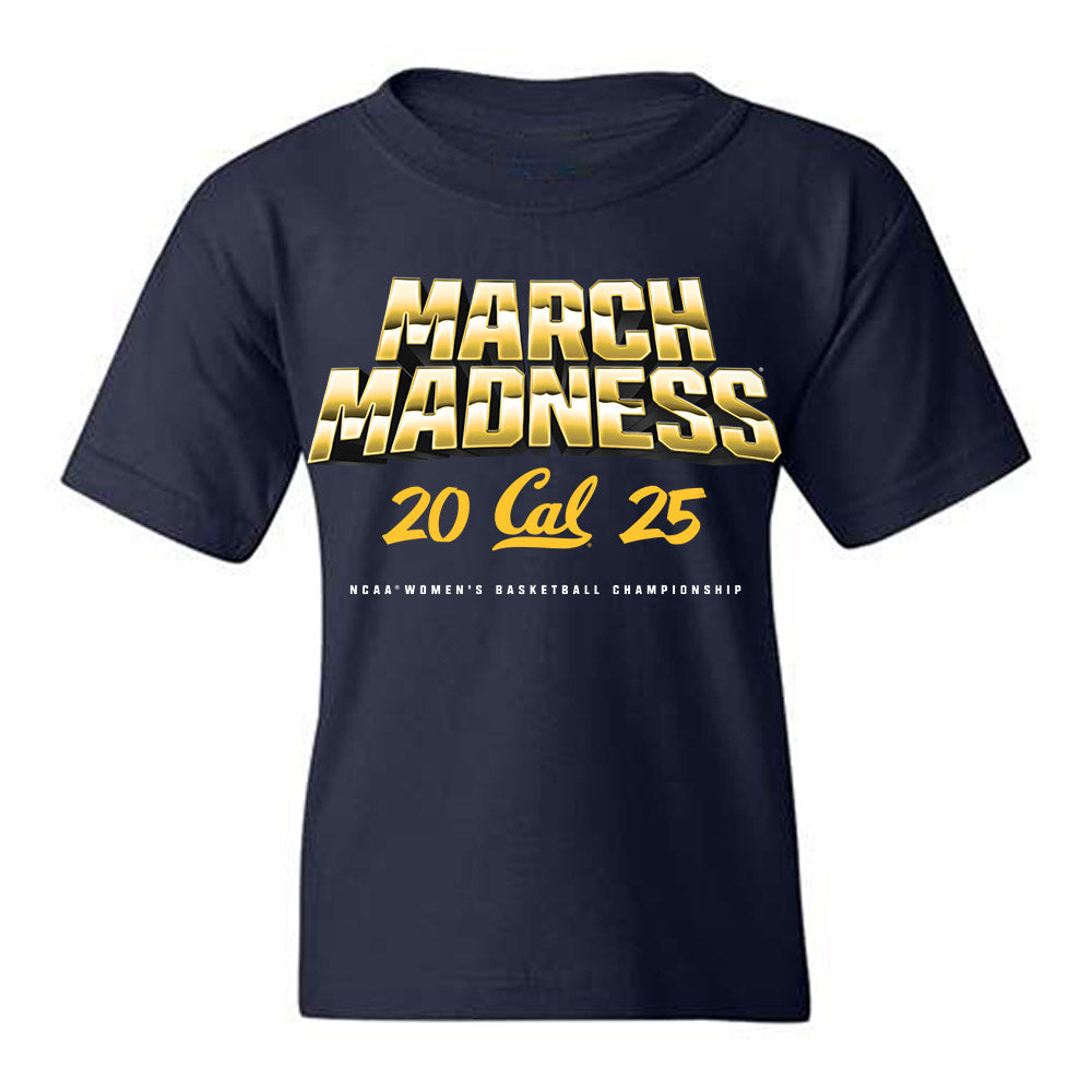 UC Berkeley - NCAA Women's Basketball : - NCAA® March Madness® 2025 Team Youth T-Shirt-0