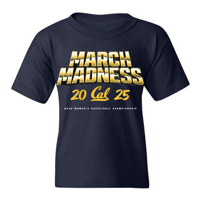 UC Berkeley - NCAA Women's Basketball : - NCAA® March Madness® 2025 Team Youth T-Shirt-0