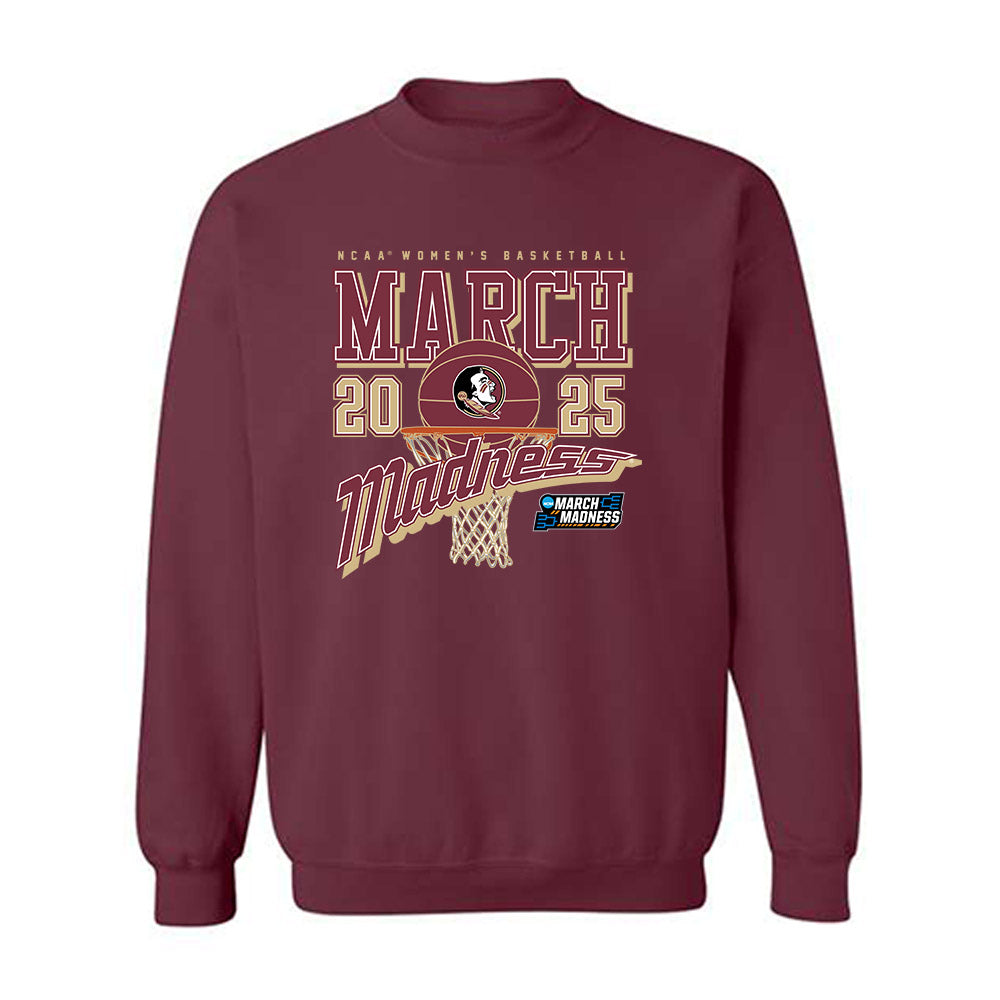 FSU - NCAA Women's Basketball : Avery Treadwell - NCAA® March Madness® 2025 Shersey Crewneck Sweatshirt-0