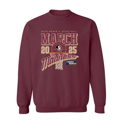 FSU - NCAA Women's Basketball : Avery Treadwell - NCAA® March Madness® 2025 Shersey Crewneck Sweatshirt-0