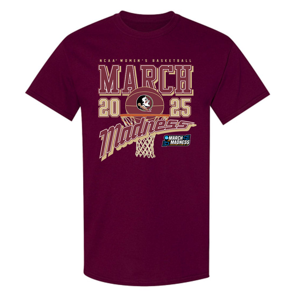 FSU - NCAA Women's Basketball : Sydney Bowles - NCAA® March Madness® 2025 Shersey T-Shirt-0
