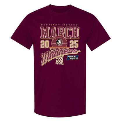 FSU - NCAA Women's Basketball : Sydney Bowles - NCAA® March Madness® 2025 Shersey T-Shirt-0