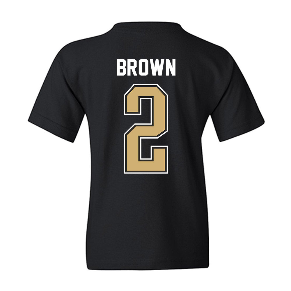Vanderbilt - NCAA Women's Basketball : Jada Brown - NCAA® March Madness® 2025 Shersey Youth T-Shirt-1