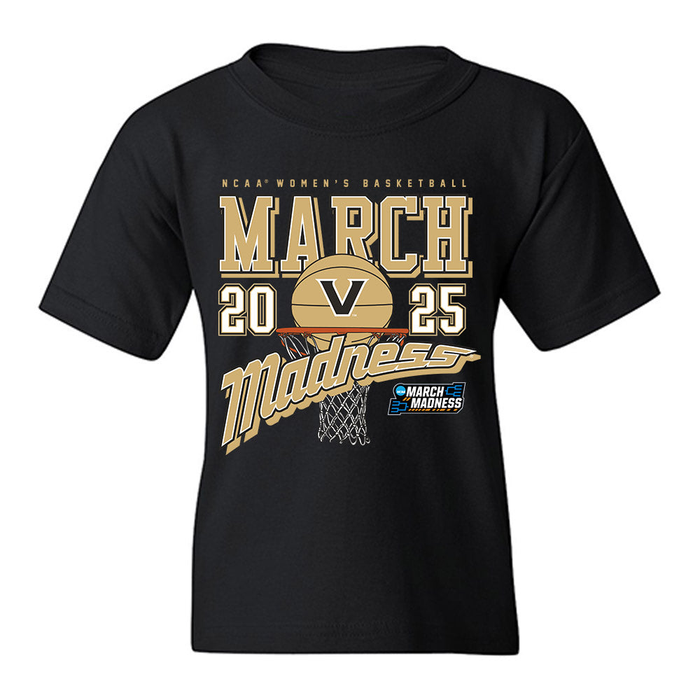 Vanderbilt - NCAA Women's Basketball : Jada Brown - NCAA® March Madness® 2025 Shersey Youth T-Shirt-0