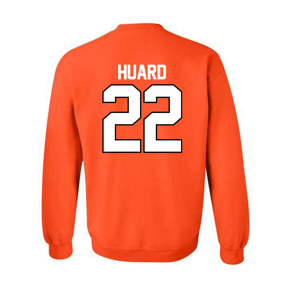 Oklahoma State - NCAA Women's Basketball : Macey Huard - NCAA® March Madness® 2025 Shersey Crewneck Sweatshirt-1