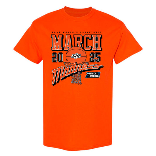 Oklahoma State - NCAA Women's Basketball : Micah Gray - NCAA® March Madness® 2025 Shersey T-Shirt-0