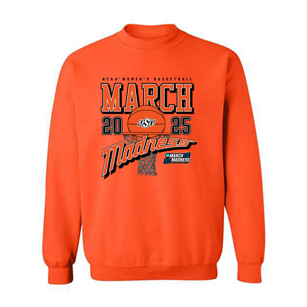 Oklahoma State - NCAA Women's Basketball : Jadyn Wooten - NCAA® March Madness® 2025 Shersey Crewneck Sweatshirt-0