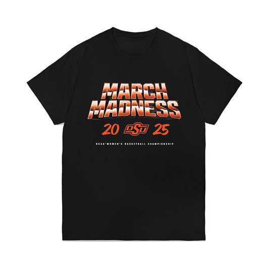 Oklahoma State - NCAA Women's Basketball : - NCAA® March Madness® 2025 Team Premium T-Shirt-0