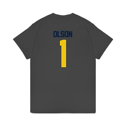 Michigan - NCAA Women's Basketball : Olivia Olson - NCAA® March Madness® 2025 Shersey Premium T-Shirt-1