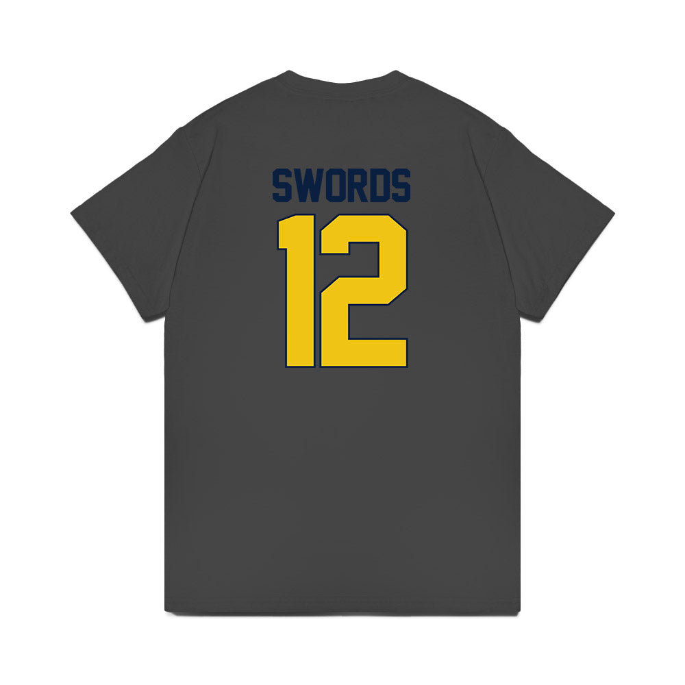 Michigan - NCAA Women's Basketball : Syla Swords - NCAA® March Madness® 2025 Shersey Premium T-Shirt-1