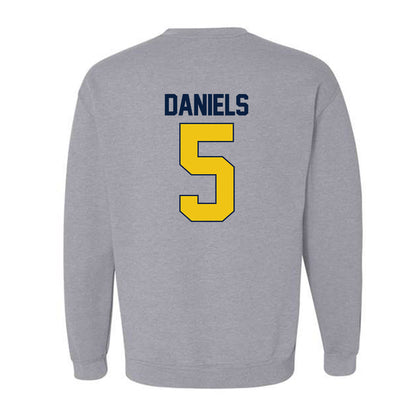 Michigan - NCAA Women's Basketball : Brooke Daniels - NCAA® March Madness® 2025 Shersey Crewneck Sweatshirt-1