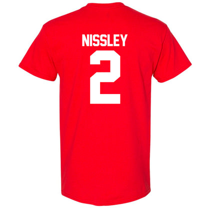 Nebraska - NCAA Women's Basketball : Logan Nissley - NCAA® March Madness® 2025 Shersey T-Shirt-1