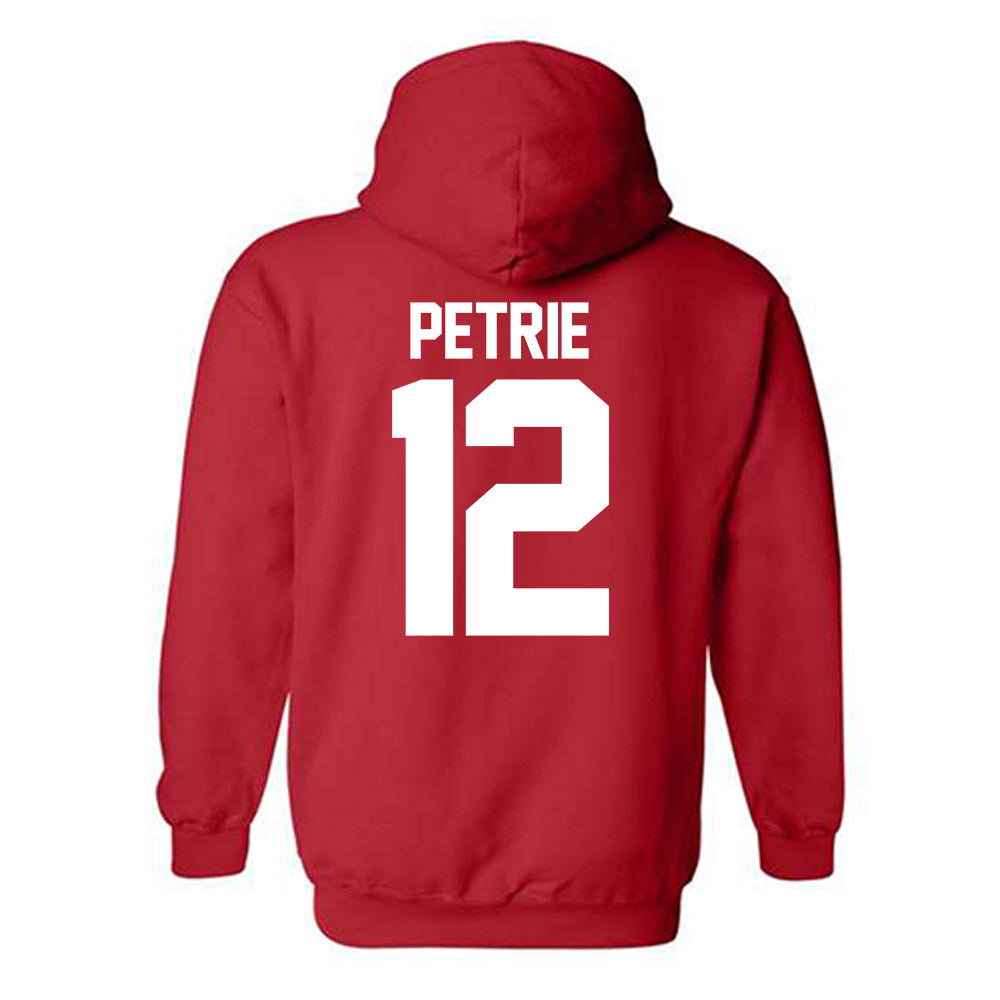 Nebraska - NCAA Women's Basketball : Jessica Petrie - NCAA® March Madness® 2025 Shersey Hooded Sweatshirt-1