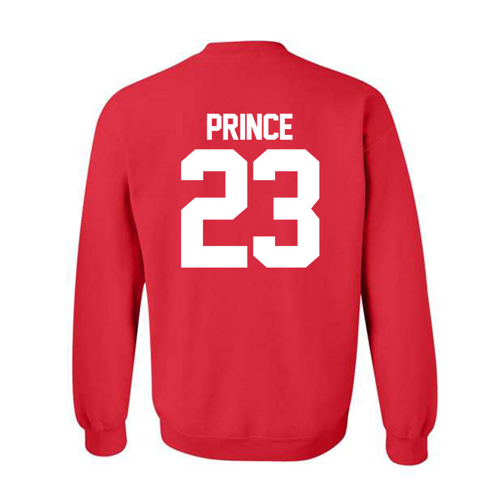 Nebraska - NCAA Women's Basketball : Britt Prince - NCAA® March Madness® 2025 Shersey Crewneck Sweatshirt-1