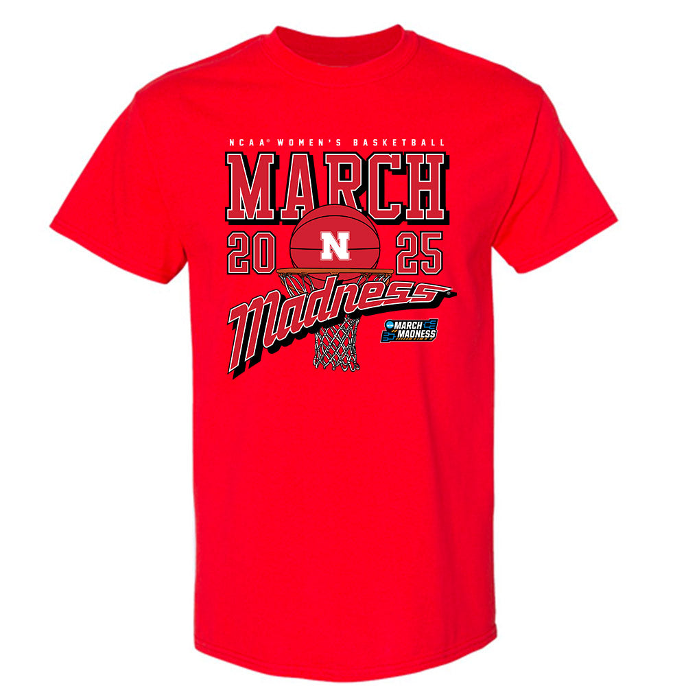 Nebraska - NCAA Women's Basketball : Alberte Rimdal - NCAA® March Madness® 2025 Shersey T-Shirt-0