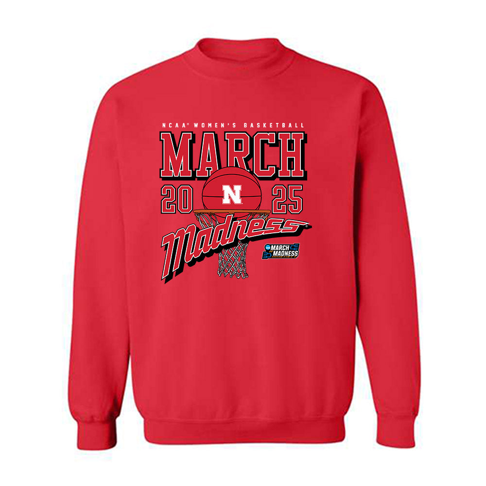 Nebraska - NCAA Women's Basketball : Hailey Weaver - NCAA® March Madness® 2025 Shersey Crewneck Sweatshirt-0