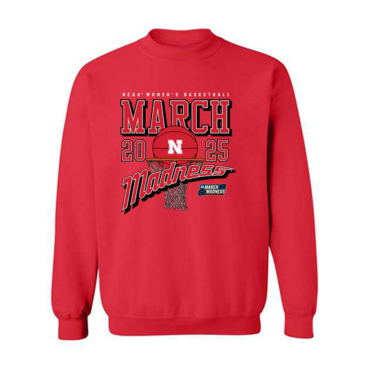 Nebraska - NCAA Women's Basketball : Allison Weidner - NCAA® March Madness® 2025 Shersey Crewneck Sweatshirt-0